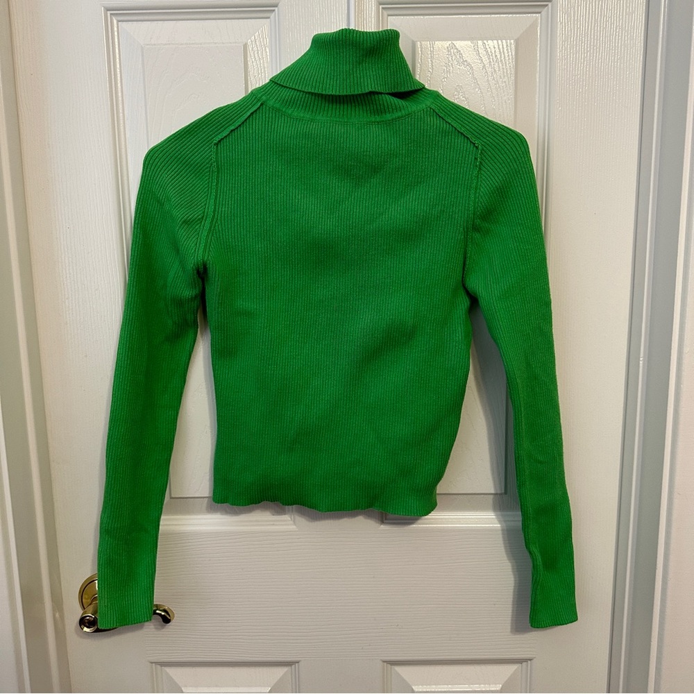 Urban Outfitters Bright Green Knit Turtleneck